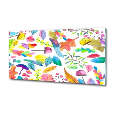 Quadro su vetro Motivo floreale