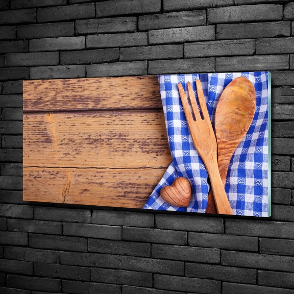 Quadro vetro Utensili in legno