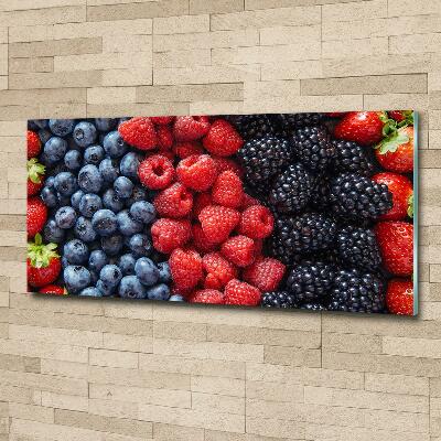 Quadro vetro Frutti di bosco