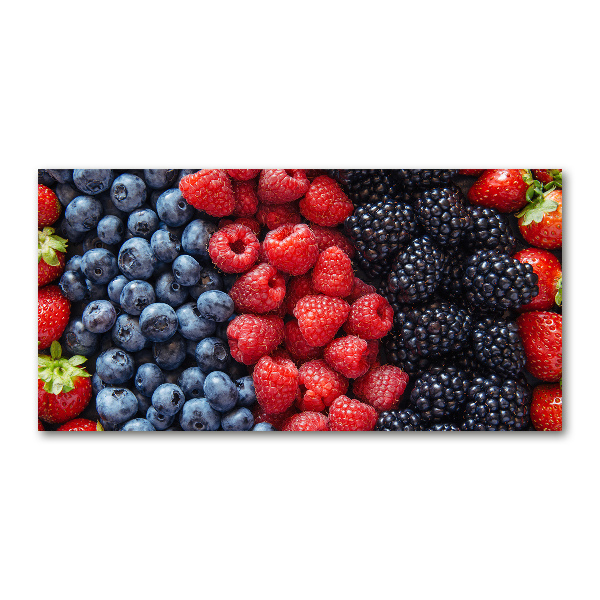 Quadro vetro Frutti di bosco