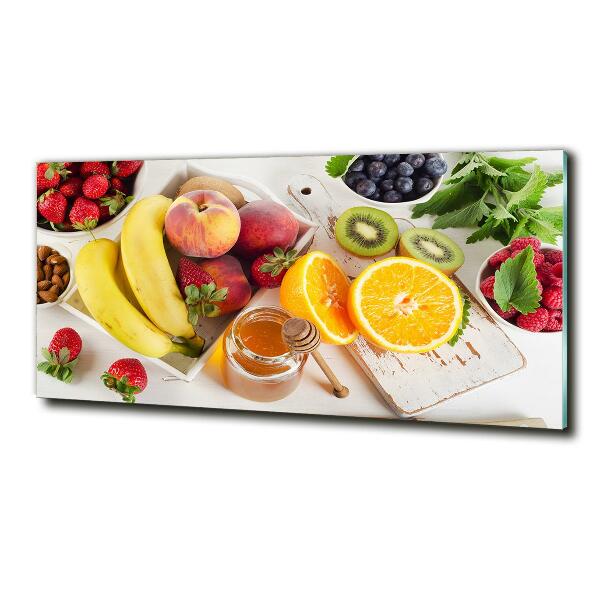 Quadro vetro Frutta e miele