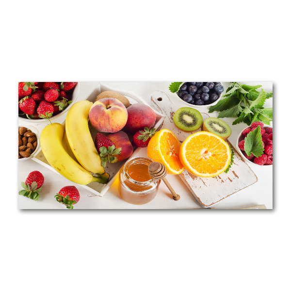 Quadro vetro Frutta e miele