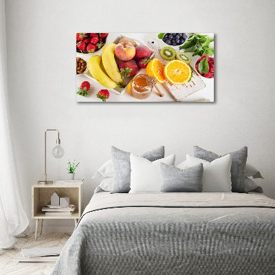 Quadro vetro Frutta e miele