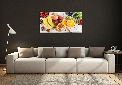 Quadro vetro Frutta e miele