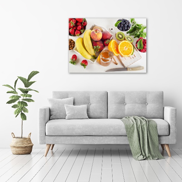 Quadro vetro Frutta e miele
