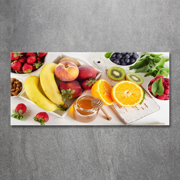 Quadro vetro Frutta e miele