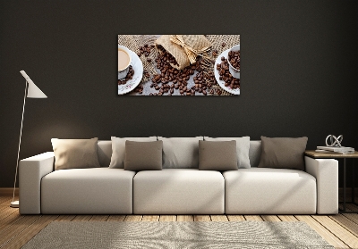 Quadro su vetro Caffè con latte