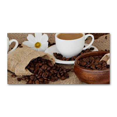 Quadro vetro Caffè con latte