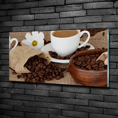 Quadro vetro Caffè con latte