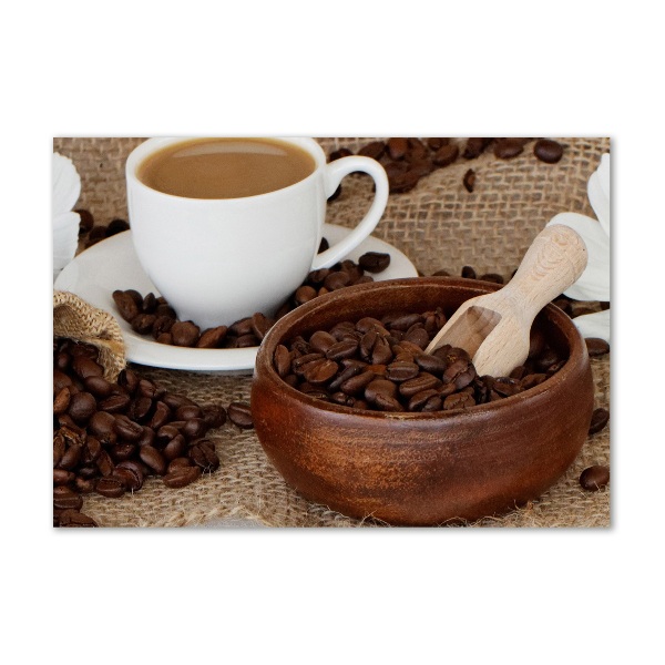 Quadro vetro Caffè con latte