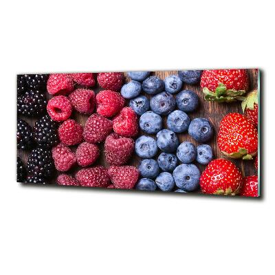 Quadro in verde Frutti di bosco