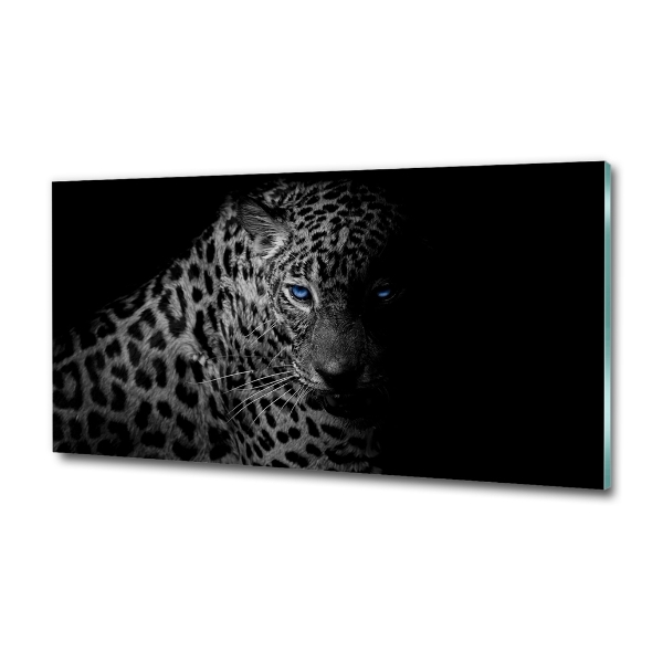 Quadro su vetro Leopardo