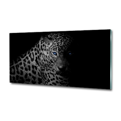 Quadro su vetro Leopardo