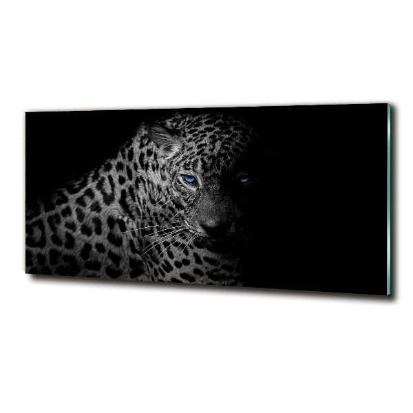 Quadro su vetro Leopardo