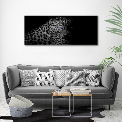 Quadro su vetro Leopardo