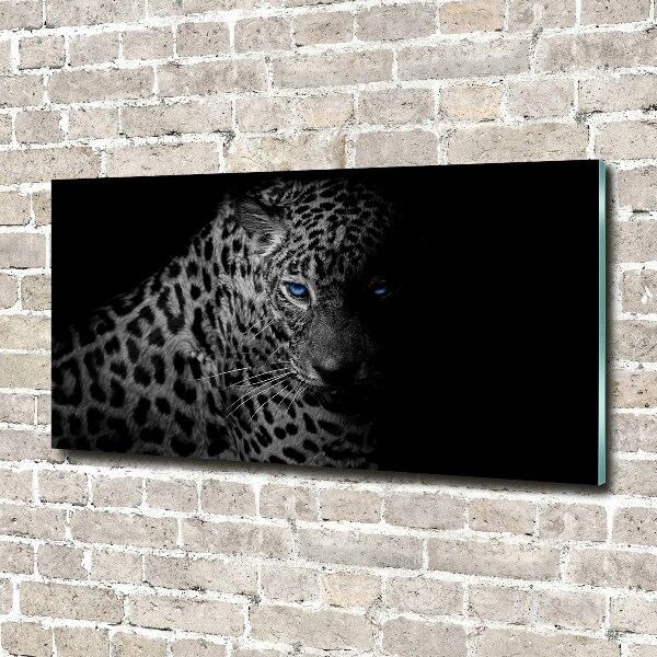 Quadro su vetro Leopardo