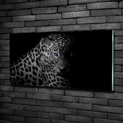 Quadro su vetro Leopardo