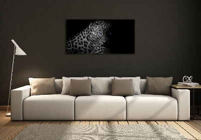 Quadro su vetro Leopardo