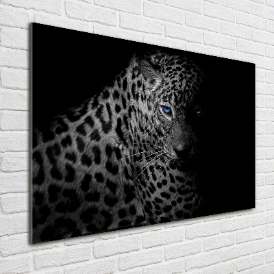 Quadro su vetro Leopardo