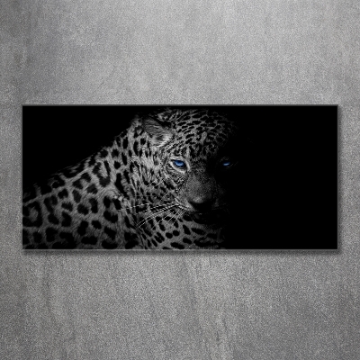 Quadro su vetro Leopardo
