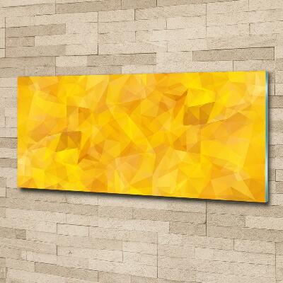 Quadro in verde Triangoli astratti