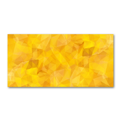 Quadro in verde Triangoli astratti