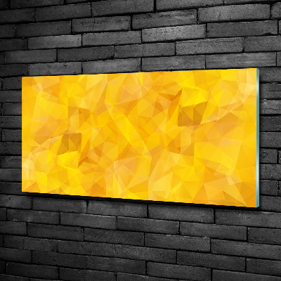 Quadro in verde Triangoli astratti