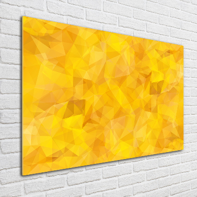 Quadro in verde Triangoli astratti