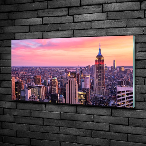 Quadro vetro New York Ovest