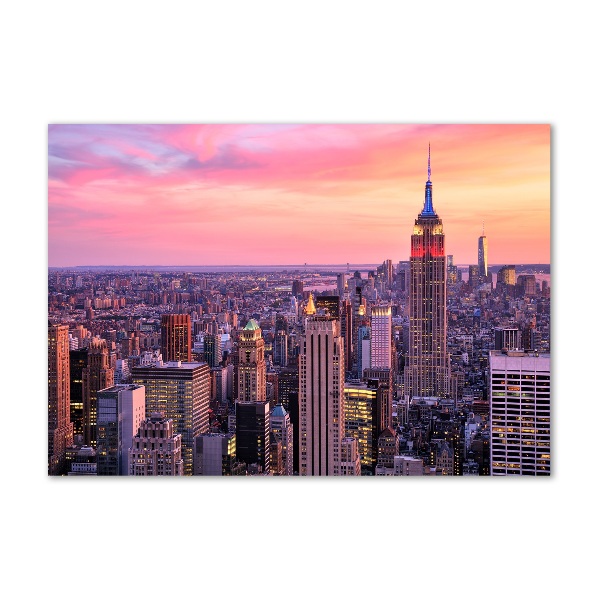 Quadro vetro New York Ovest