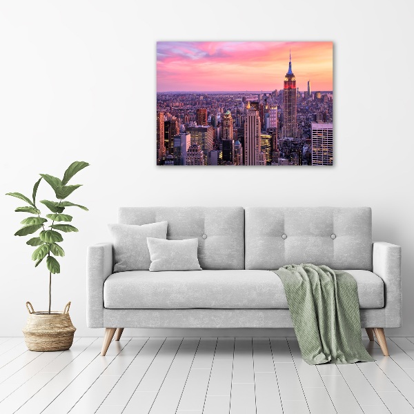 Quadro vetro New York Ovest