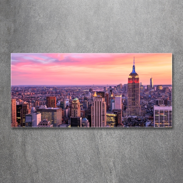 Quadro vetro New York Ovest