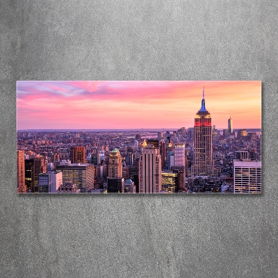 Quadro vetro New York Ovest