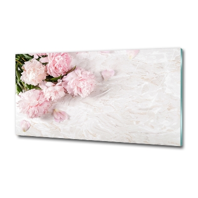 Quadro vetro Peonie