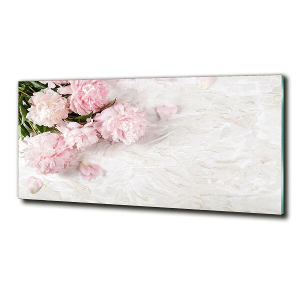 Quadro vetro Peonie