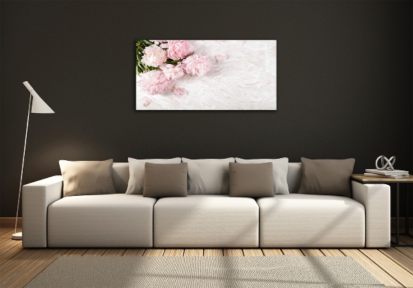Quadro vetro Peonie