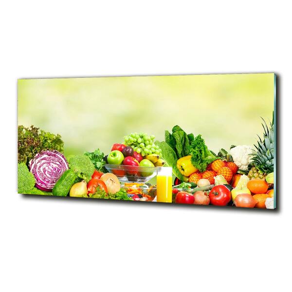 Quadro vetro Verdura e frutta