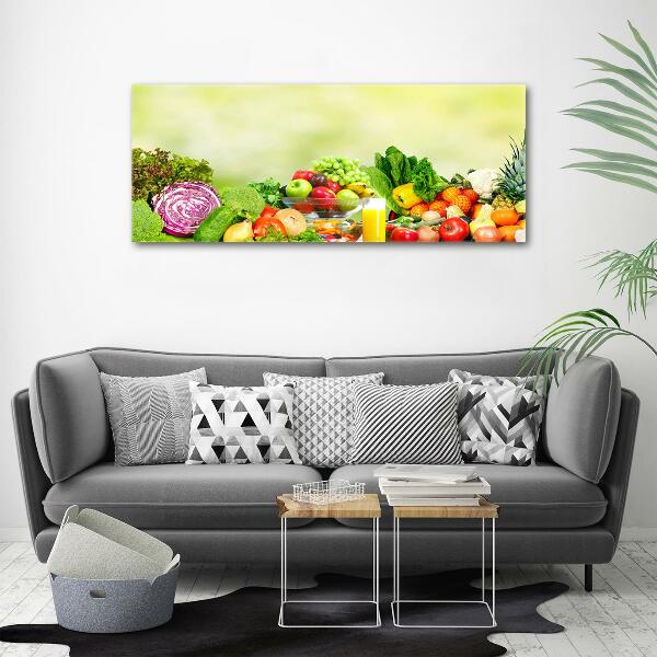 Quadro vetro Verdura e frutta