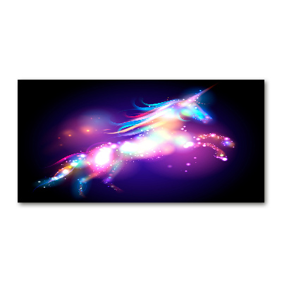 Quadro su vetro Unicorno