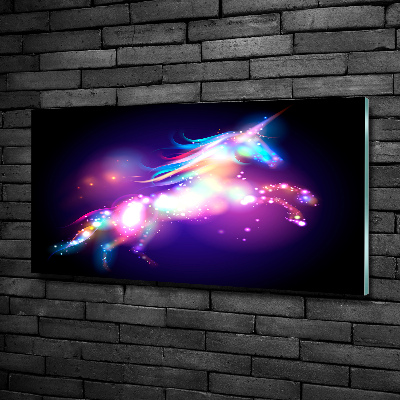 Quadro su vetro Unicorno