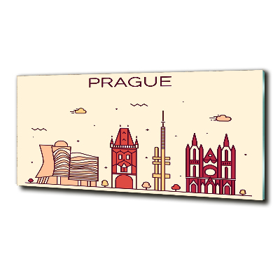 Quadro su vetro Edifici di Praga