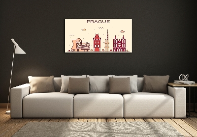Quadro su vetro Edifici di Praga