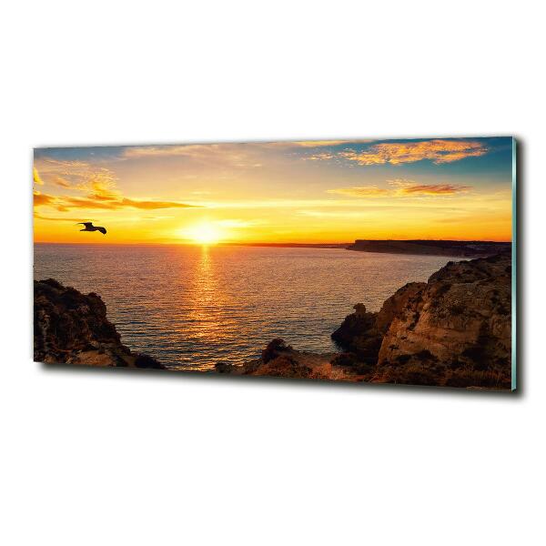 Quadro in vetro Mare al tramonto