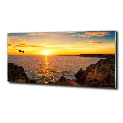 Quadro in vetro Mare al tramonto