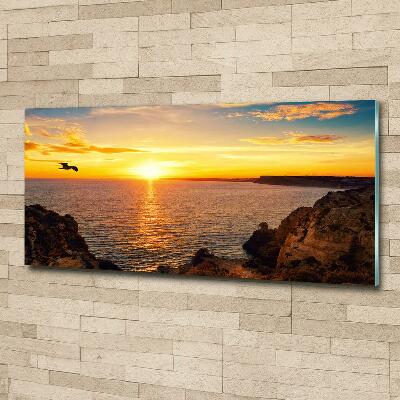 Quadro in vetro Mare al tramonto