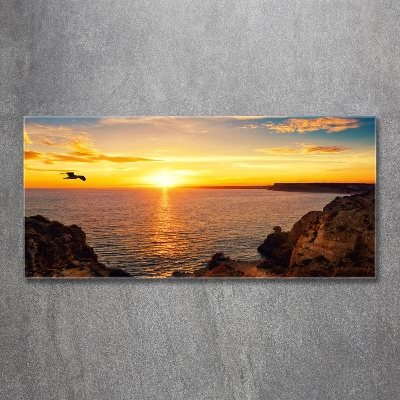 Quadro in vetro Mare al tramonto