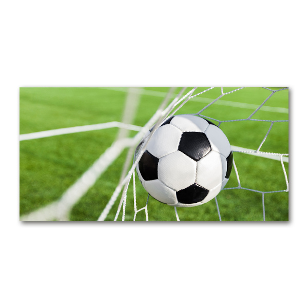 Quadro su vetro La palla è in porta