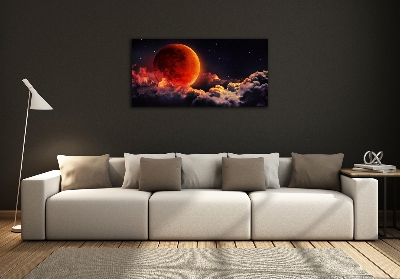 Quadro vetro Eclissi lunare