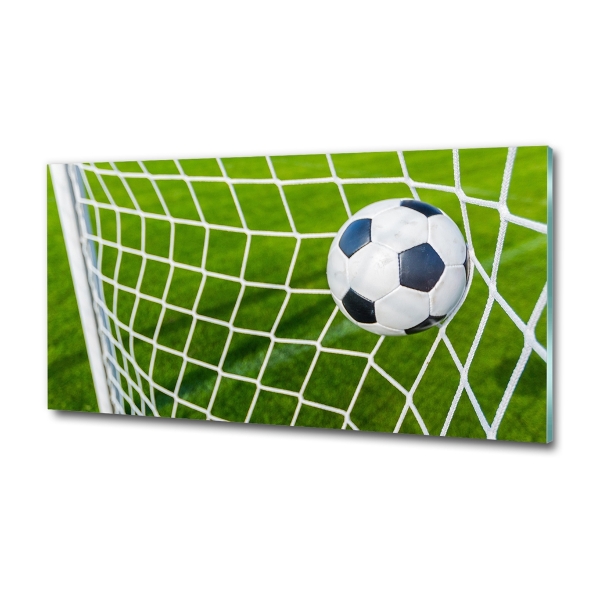 Quadro in verde La palla è in porta