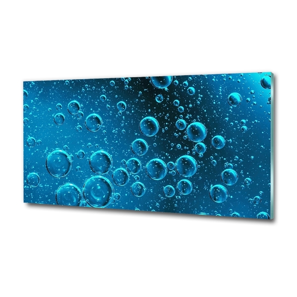 Quadro in vetro Bolle sott'acqua